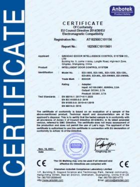產品認證 CE CERTIFICATES